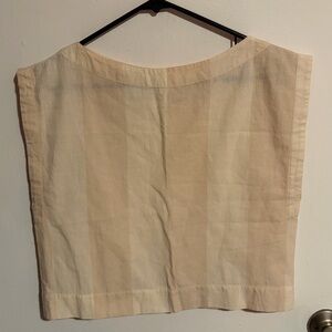 Laude the Label Sleeveless Boxy Tulum Stripe Crop Top